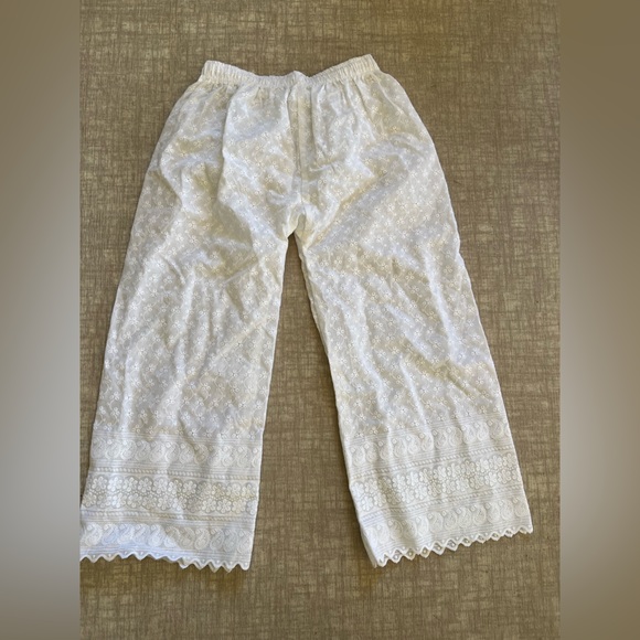 Embroidered Coverup Pants - Picture 1 of 4
